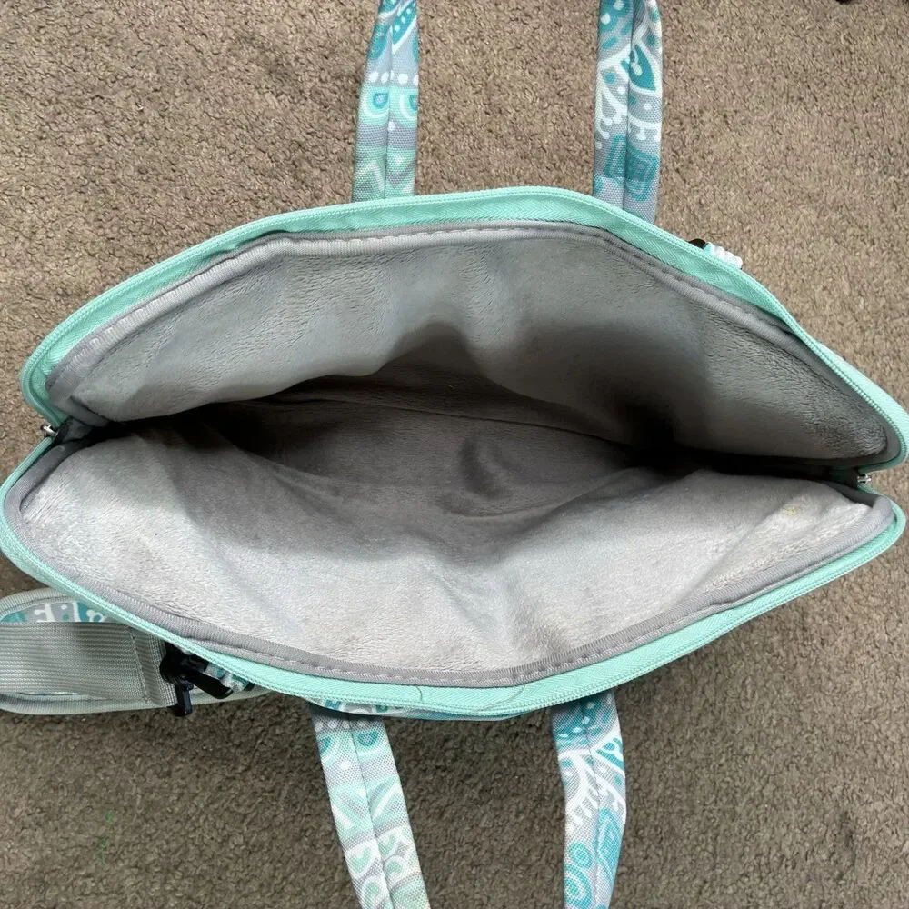 MOSISO Canvas Mandala Laptop Shoulder Bag Carrying Case 13